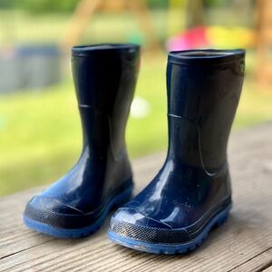 Blue Rubber Rain Boots C5-6